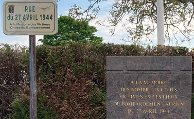 Commémoration de la tragédie résultant du bombardement américain du 27 avril 1944