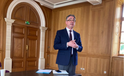En conférencier toujours aussi passionnant, Jean-Luc Le Bœuf s'est attaché à parler  de l'âge d'or de l'aménagement du territoire durant les Trente Glorieuses
