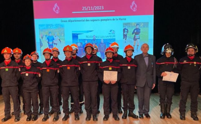 Renouvellement de la convention entre la section Marne de l'Association nationale des membres de l'ordre national du Mérite et de l'Union départementale des sapeurs-pompiers de la Marne