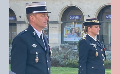 Transmission au colonel Aurélien Hingant le commandement du groupement de gendarmerie départementale de la Marne