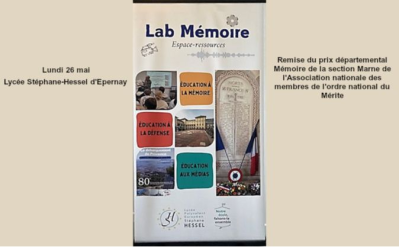 Au lycée Stéphane-Hessel d'Epernay, à l'entrée du Lab mémoire, le ton est donné