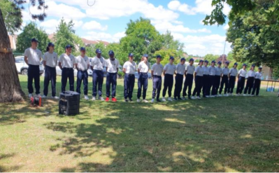 Les jeunes cadets de la gendarmerie à Châlons dans l’attente de recevoir leur diplôme du service national universel