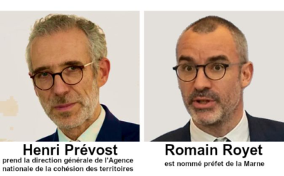 Lundi 1er septembre Henri Prévost, préfet de la Marne, sera remplacé par Romain Royet, actuellement préfet de Haute-Saône